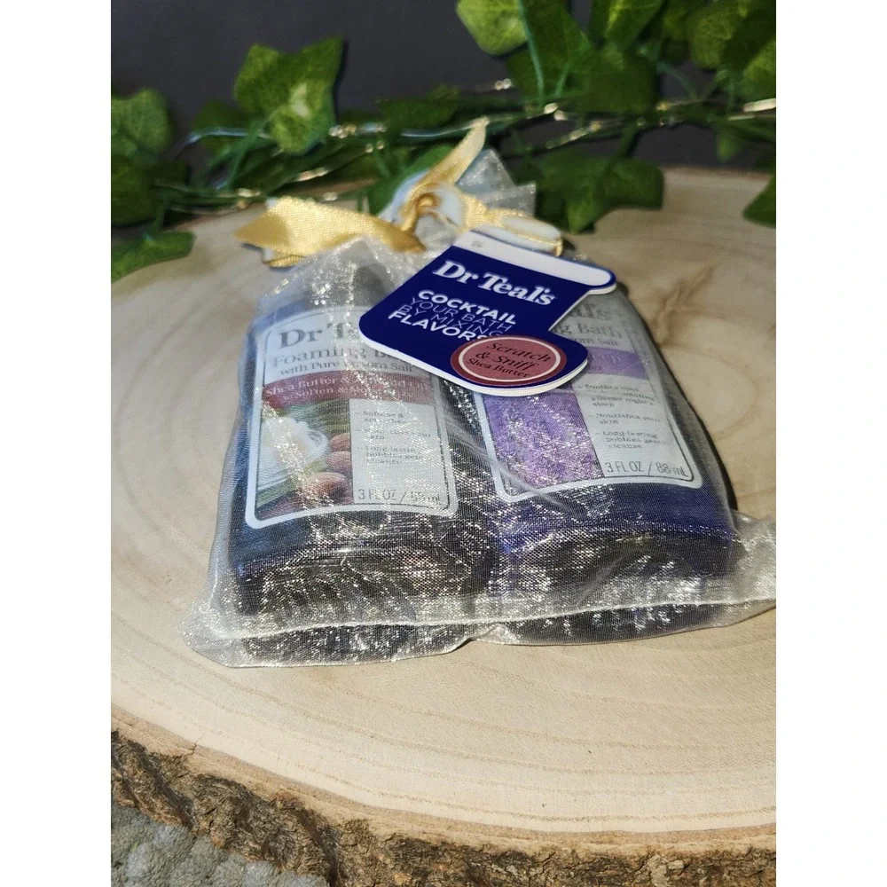 Dr Teal's Foaming Bath Set (2 Pk) Shea Butter + Soothe & Sleep Lavender 3oz Each